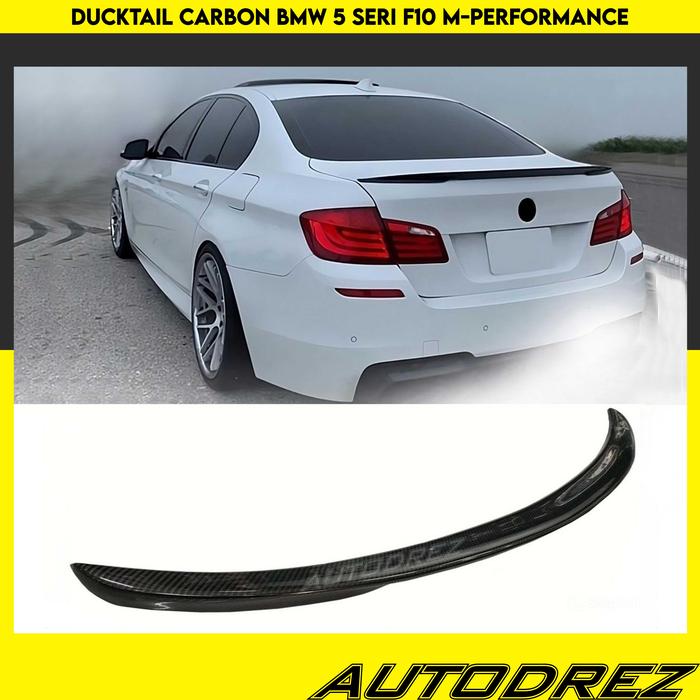 Gambar Ducktail Spoiler Bagasi Carbon BMW 5 Seri F10 M-Performance 2010-2017 Import Taiwan dari Autodrez Kota Surabaya Tokopedia