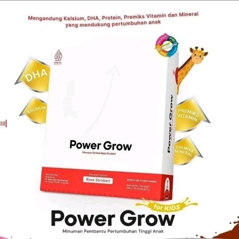 POWER GROW TEEN & KIDS SUSU PENINGGI BADAN Remaja & anak bubuk, Milk, Etawa, Dairy 1
