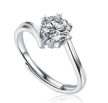 [JKS] Twisted Snowflake 3.0 Carat Moissanite 925S Ring