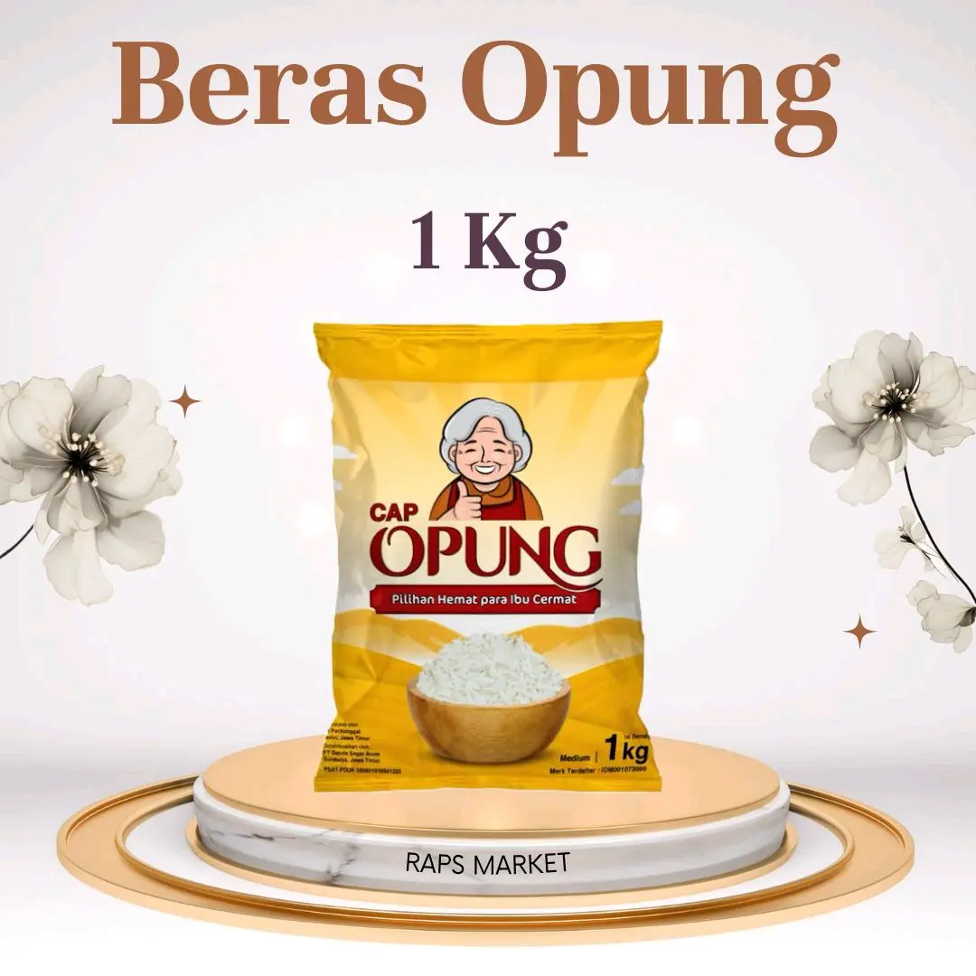 Beras Cap Opung 1kg -  Rice Bahan
