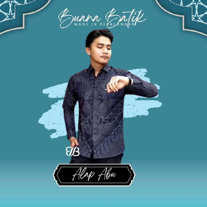 KEMEJA BATIK PRIA MOTIF MANUK KEMBAR PREMIUM ADEM 1