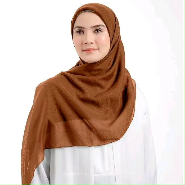 Assajid Scarf - Hijab Kerudung Segi Empat Basic Scarf Polycotton Premium Square 2