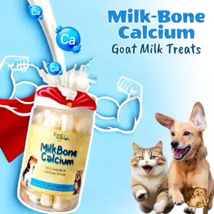Milkbone Calcium Tablet Vitamin Susu Kambing untuk Sugar Glider, Hamster, Kelinci & Hewan Kecil