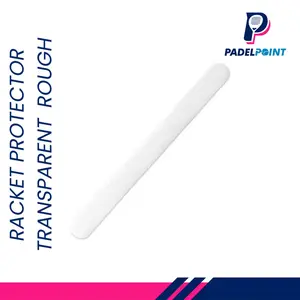 Padel Racket Protector (Transparent, Rough Surface) | Pelindung Raket Padel