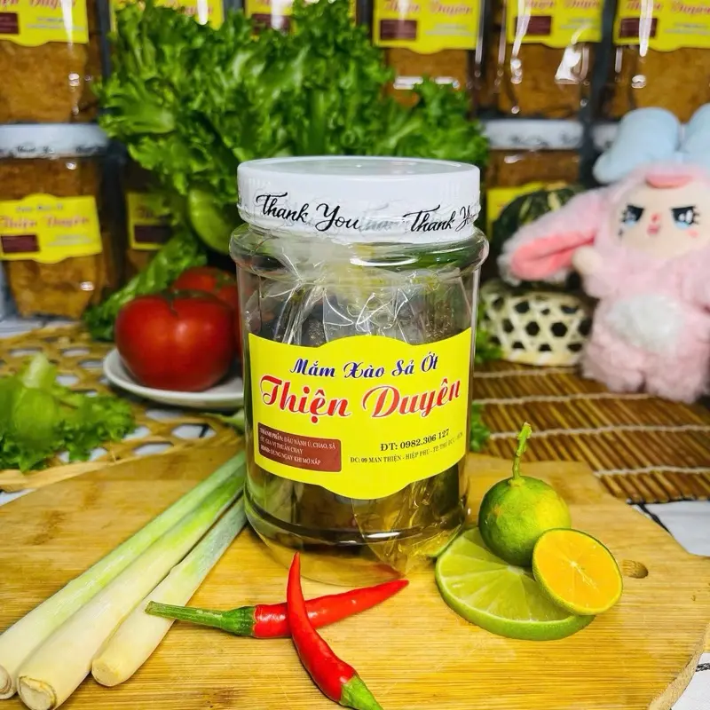 Mắm xào sả ớt Thiện Duyên 350g