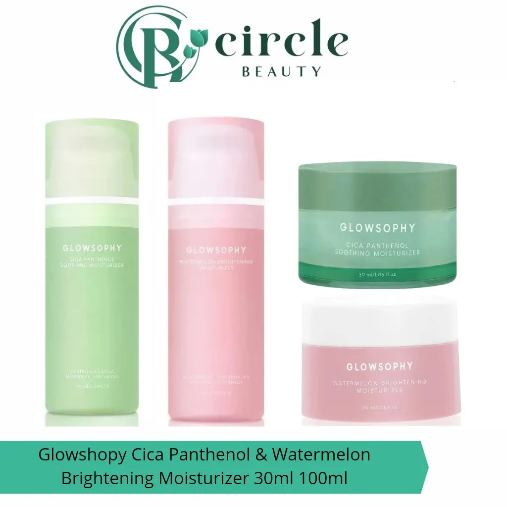 (Ready) Glowshopy Watermelon Moisturizer | Cica Panthenol Moisturizer 30ml dan 100ml