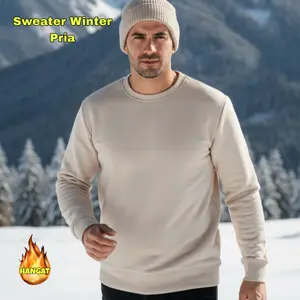 Sweater longjohn pria winter musim dingin salju thermal tebal hangat pria