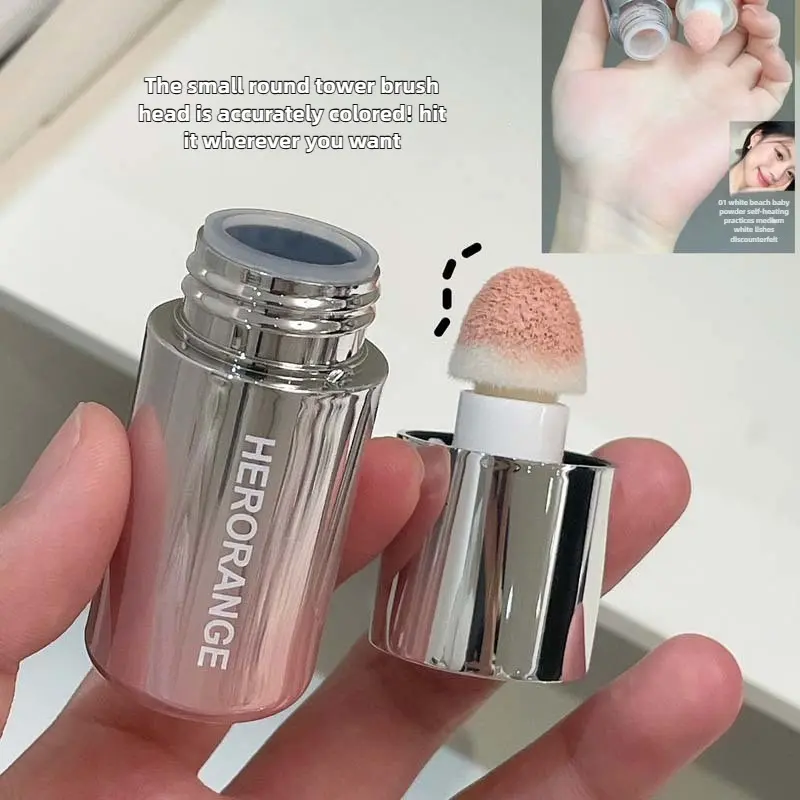 HERORANGE~Blush diffused liquid blush Korean style natural complexion-enhancing low-saturation matte multi-use blush liquid