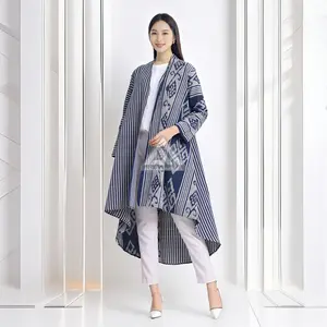 cardigan outer blazer tenun ethnic toraja Panjang