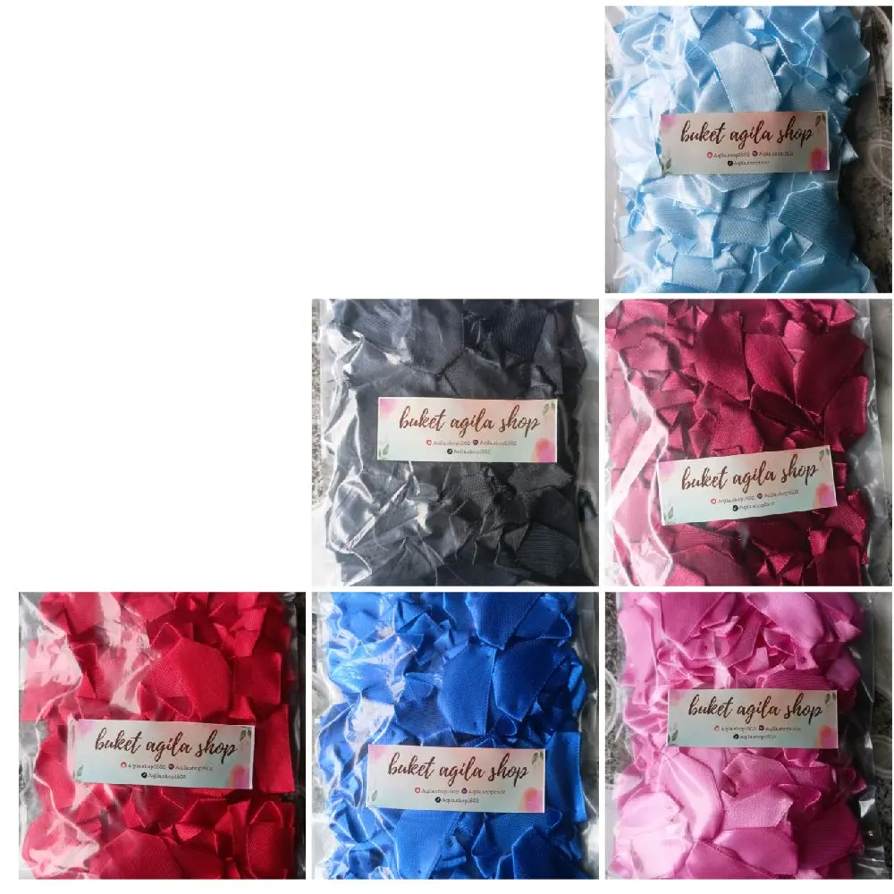 180pcs kelopak bunga satin / kelopak bunga