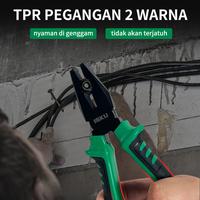 Gambar ISKU Tang Set 2 Pcs Tang Kombinasi Tang Lancip Buaya 6 Inch Baja Karbon 55# Potong Kawat Kabel Cabut Paku Alat Bengkel Servis Motor Rumah Tangga Heavy Duty HRC 62 Anti Gompal Pliers Set Gagang Karet Nyaman Tahan Banting dari ISKU Tools Official Store Kota Administrasi Jakarta Utara 5 Tokopedia