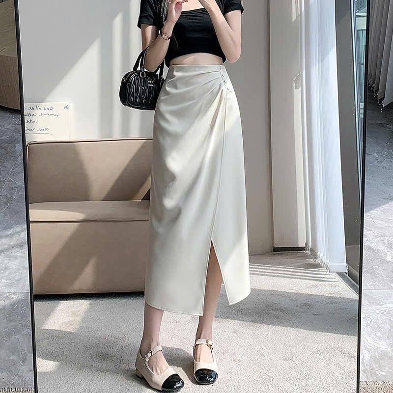 Chân Váy Tia Nắng 3 Khuy Bọc Lala Fashion Mã 4961