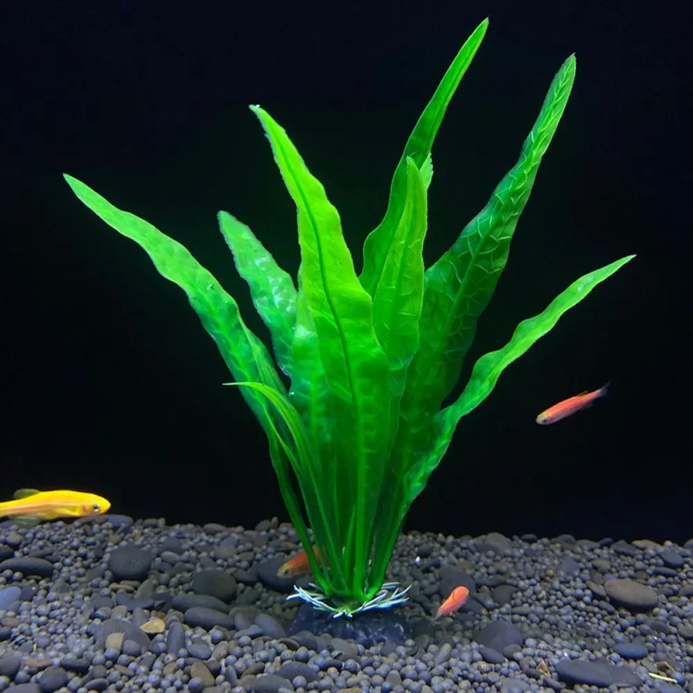 Imitation Water Plant 18cm Simulation Water Grass Decorative Plastic Artificial Underwater Plants Seaweed Ornaments Lifelike Fish Tank Ornament Plant Fish Tank