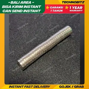 Strong Magnet Kuat Neodymium Lingkaran Disc Diameter 8mm Tebal 1mm