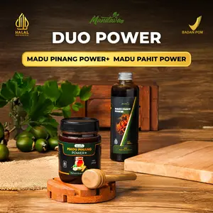 (Lebih Hemat) Madu Pinang Power & Madu Pahit Ramuan Nusantara Duo Power Original Mandava - Mandava