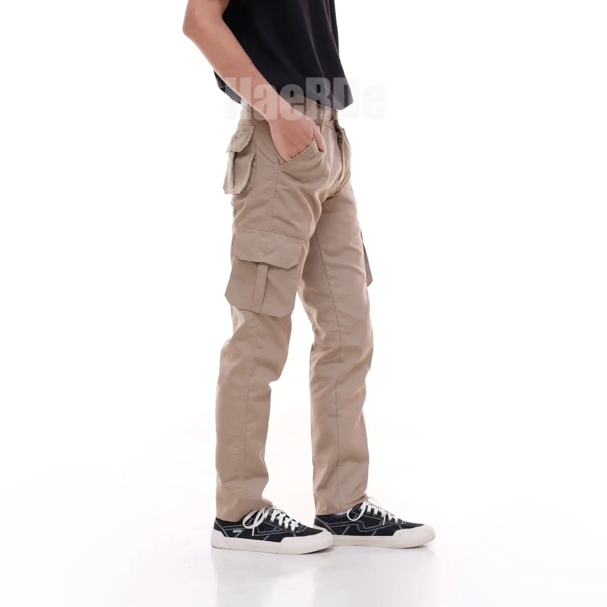 Celana Cargo Panjang Pria Premium Dewasa Polos Celana Cargo Pants Celana Kimpul Cowok Bahan Katun Twill Non Stretch Slim-fitting BISA COD Size 27-38