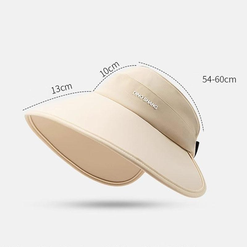 topi anti panas matahari topi wanita  topi anti uv  topi wanita korean style hijab fashion topi lebar pinggirannya besar 2