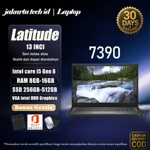 NO.8 Laptop seri 5300-7390 Intel core i5 Gen 8  RAM 16GB Windows 11 PRO screen 13 inci