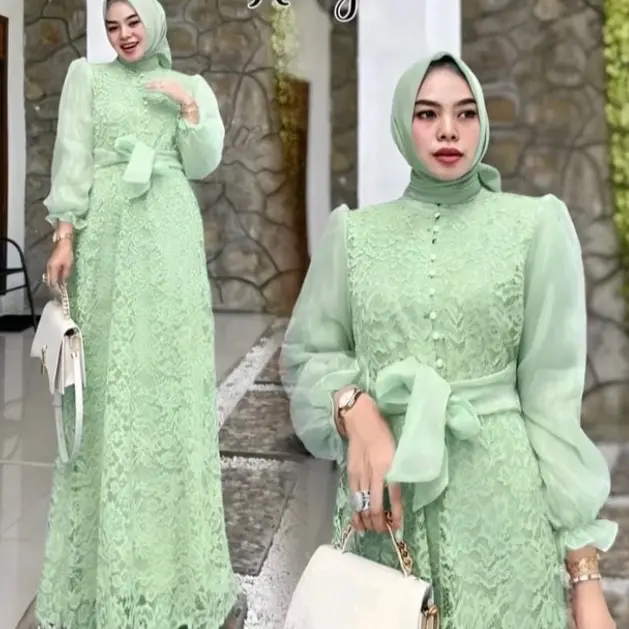 Kalayla dress brokat organza 4