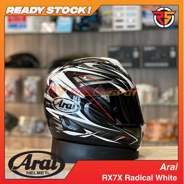 Jual Helm Motor Arai RX7X Radical White Limited Edition Original