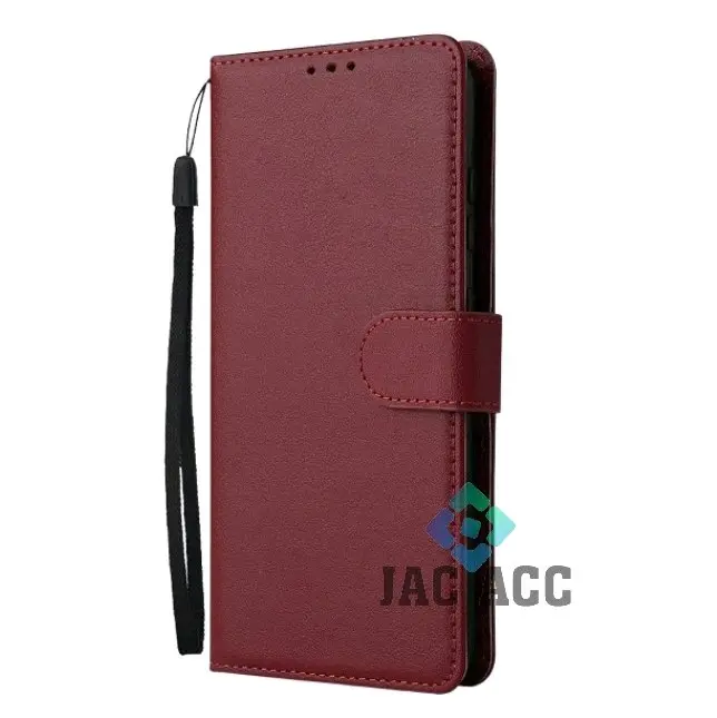 DOMPET HP PREMIUM UNTUK INFINIX SMART 6 PLUS LEATHER FLIP CASE PREMIUM UNTUK SMART 6 PLUS 5