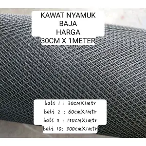 30cm X 100cm Kawat Nyamuk Baja Putih | Kawat Parabola Baja Anti Nyamuk Dan Tikus