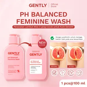 GENTLY Mamacare pH Balanced Feminine Wash Fruit Series with 3x Fruit Extract - Pembersih Kewanitaan untuk Mengurangi dari Bau, Gatal, dan Keputihan