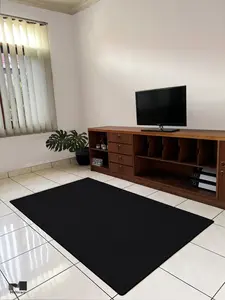 Karpet Aesthetic Waterproof Hitam Premium Multifungsi