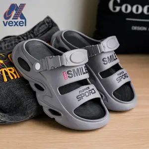 Terbaru Sandal Pria Keren Non-slip Beach Sandal Anti Slip Karet Sandal Santai