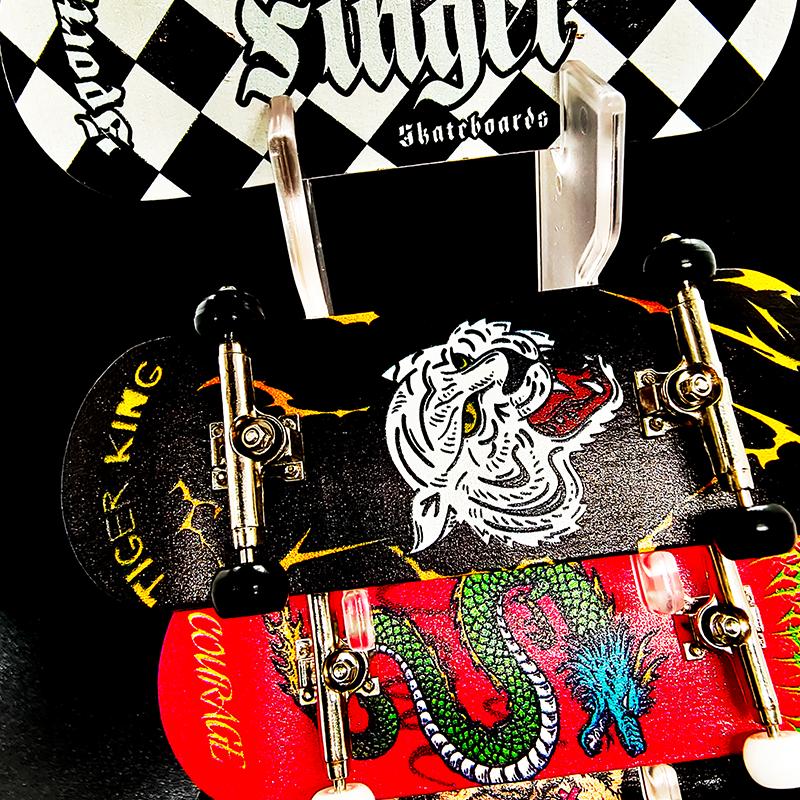 Fingerboard display rack Professional fingerboard storage rack Fingerboard plastic floor rack easy to install 6