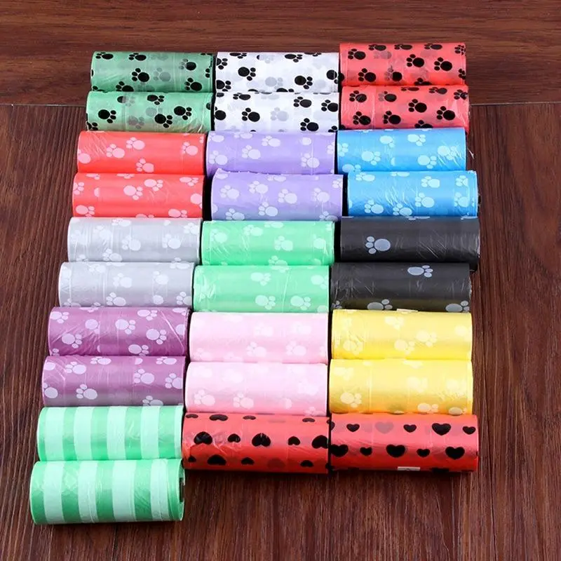 Túi đựng rác in, gia dụng, 15 miếng mỗi cuộn Kitchen Nhà Bếp 0