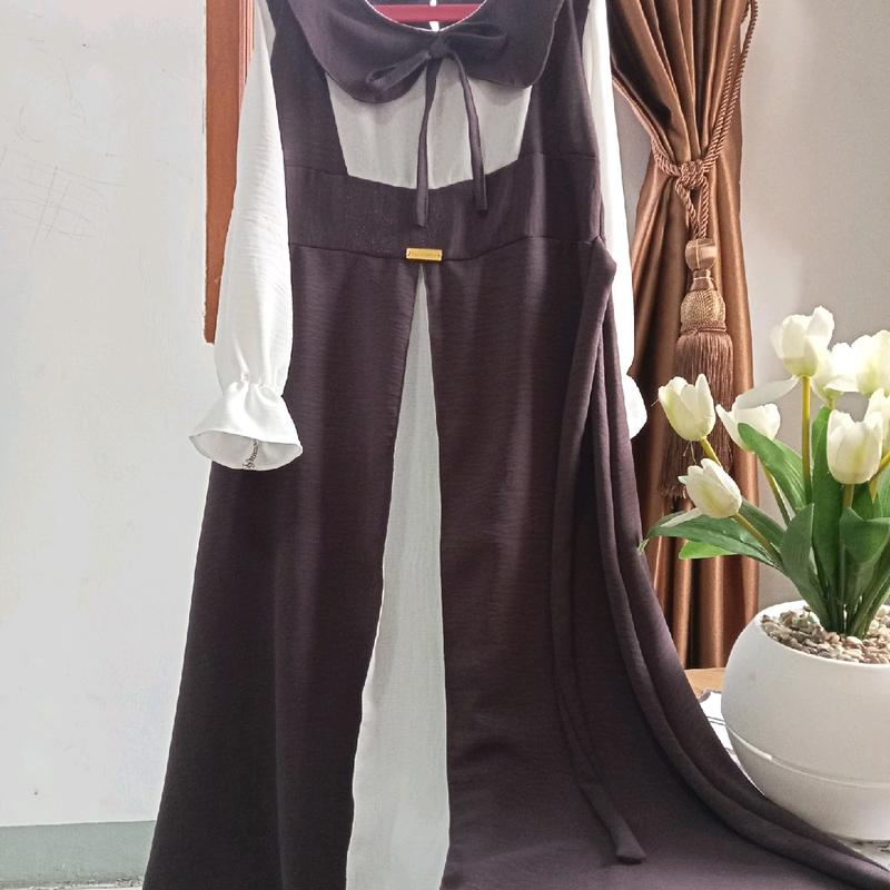 GAMIS ARSYLA CHIFA KIDS ANAK PEREMPUAN CRINKLE AIRFLOW 3-11 TAHUN 3
