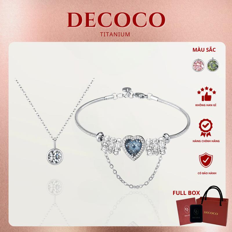 [MUA 1 TẶNG 1 VÒNG CỔ] KHÔNG ĐEN GỈ - Vòng tay, lắc tay CHARMY LUMI De Coco (kèm Túi giấy + Thiệp)  Phụ Kiện lắc charm