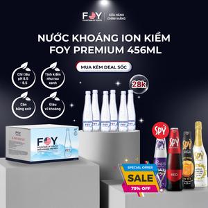 Lốc 6 Chai Nước kiềm FOY Premium loại 456ml