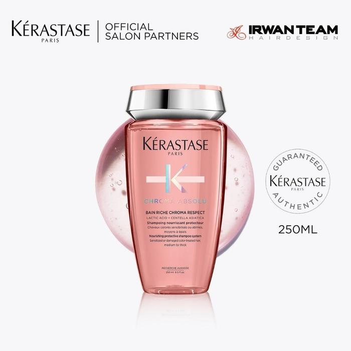Gambar Kerastase Shampoo Rambut Diwarnai - Bain Chroma Riche 250ml (Tebal) dari Irwan Team Kota Administrasi Jakarta Pusat Tokopedia