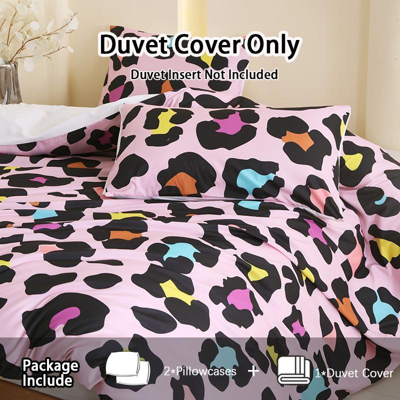 Leopard Print Bedding Set, 1 Count Soft Bedding Set with 1 Count Fitted Sheet & 1 Count Pillowcase, Bedding Supplies for Home Bedroom Hotel 6