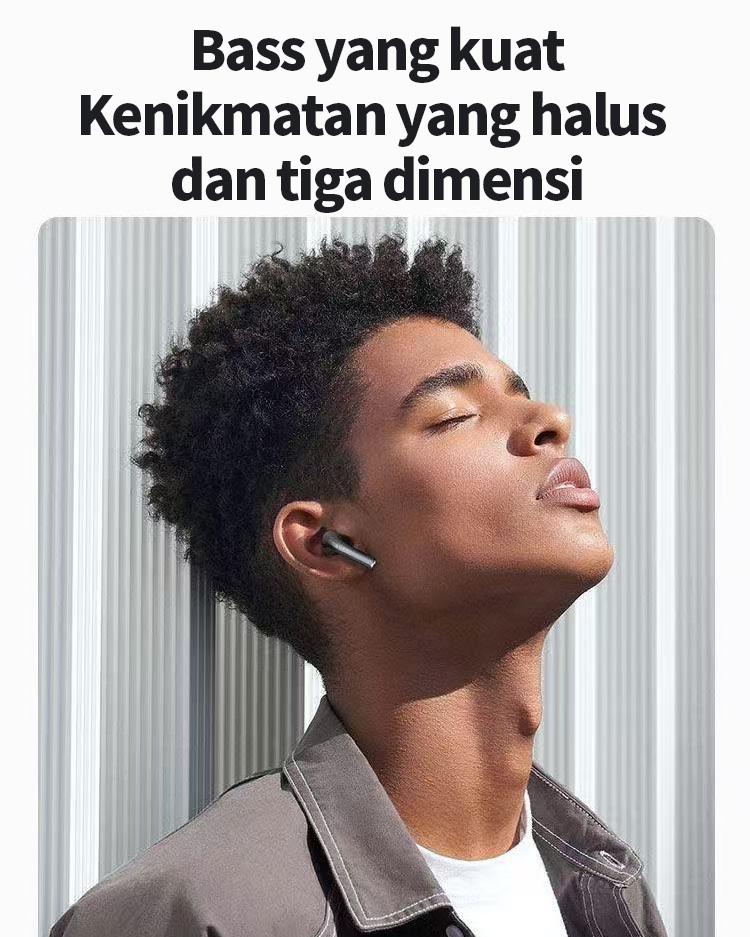 Lenovo thinkplus New Air Pro Earphone Bluetooth Nirkabel Sejati Headphone Suara HiFi Latensi Rendah Pengurangan Kebisingan Earbud untuk iPhone Android