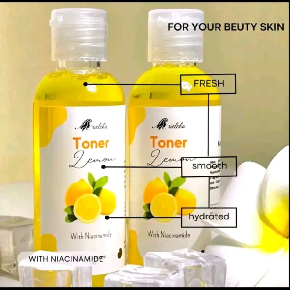 3 pcs TONER PELICIN LEMON 60ML TONER GLOWING CERAH
