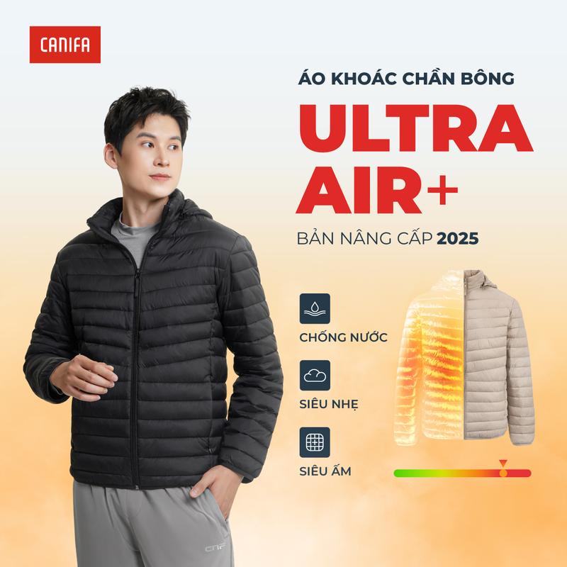   DUY NHẤT ONLINE  Áo khoác chần bông nam CANIFA 8OT25W027 