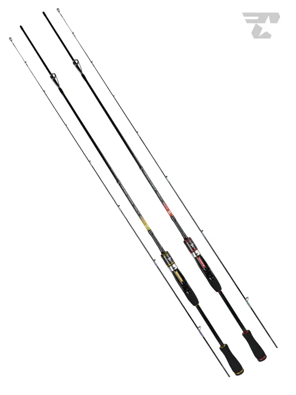 Joran Pancing, Joran Captain Carbon INDICA UL, X - Carbon, 1,98m 2,10m, 2-6lbs Japan Style Handle BONUS PAPER CORE 5
