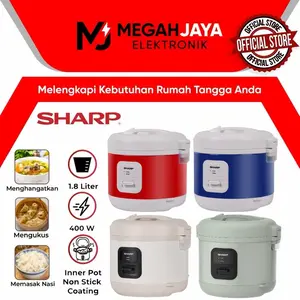 [ COD ] [ EXCLUSIVE  GUDANG ] Sharp Magic Com KSB-18-MG-RD - Rice Cooker 1.8L