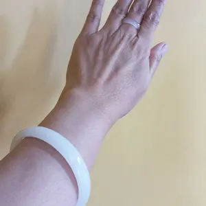 Set Perhiasan Gelang dan Cincin Kesehatan Batu Asli untuk Pria dan Wanita - Giok Perhiasan