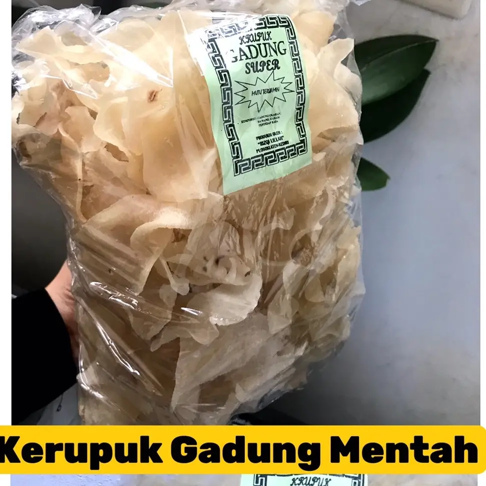 [500 gr] Krupuk gadung Mentah