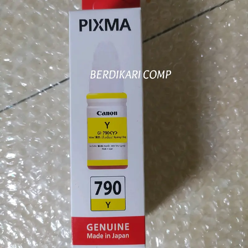 Tinta Canon Pixma 790 Original 1 Set (B,C,Y,M) For Printer G1010 G2010 G3010 G4010 3