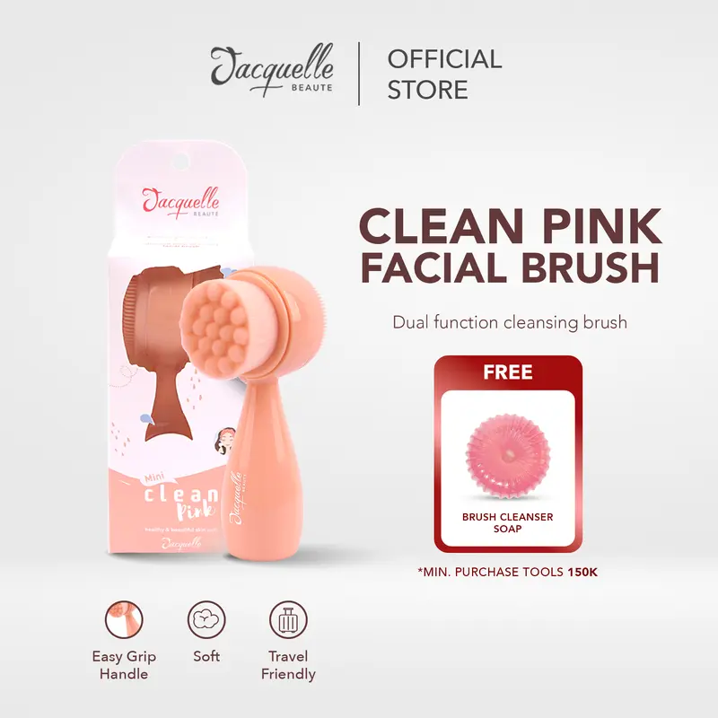 Jacquelle Clean Carbon Facial Brush - Disney Mickey Mouse Edition & Clean Pink - Pembersih Wajah 0