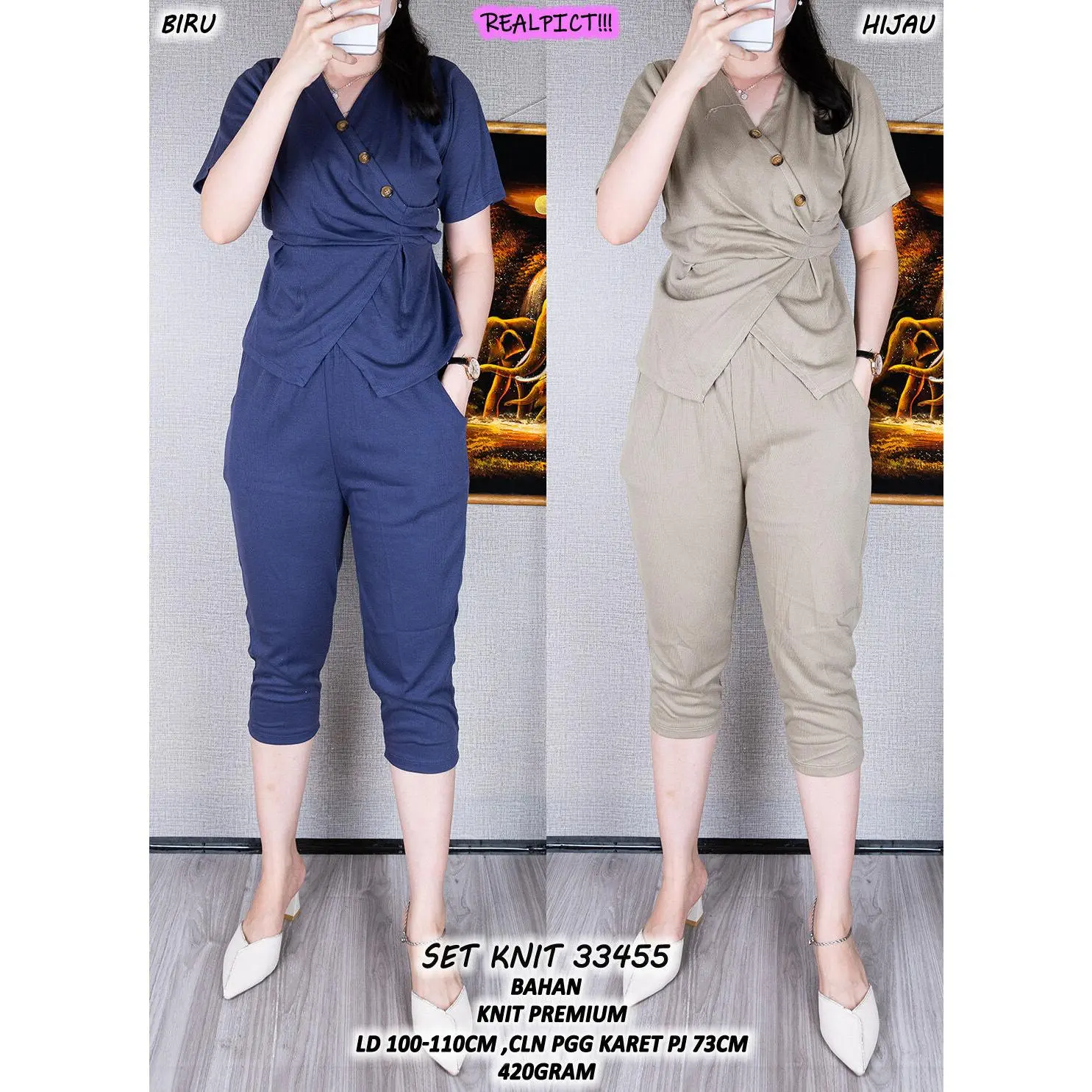 SET KNIT 33455 (READY STOK)