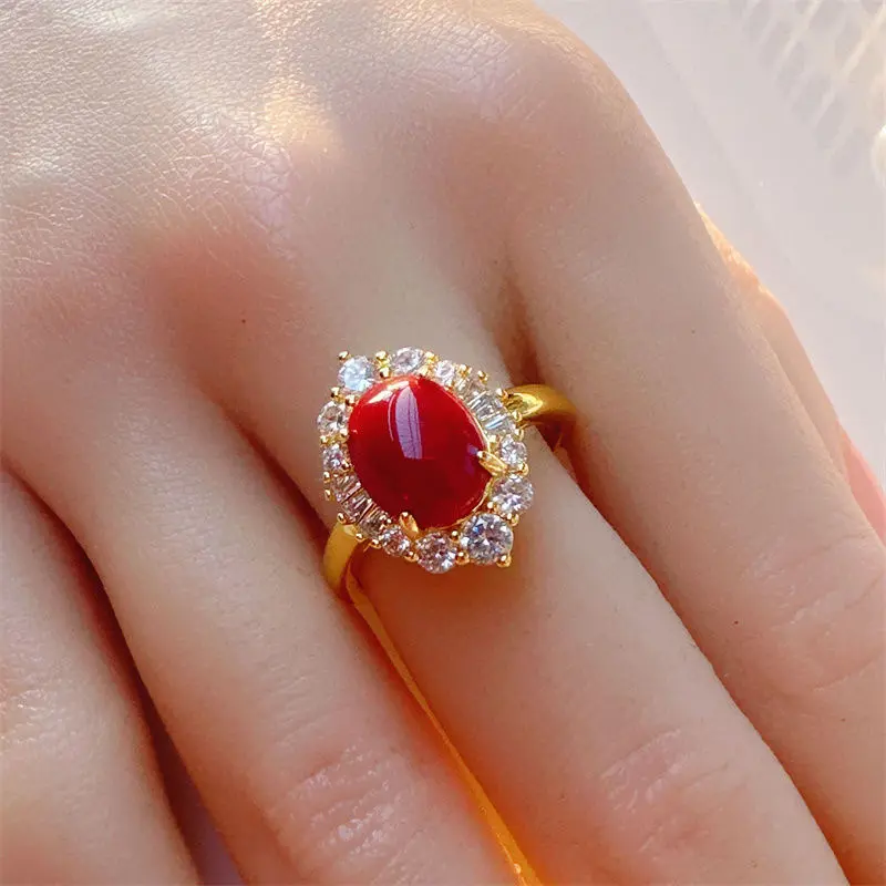 Women's Rings, Luxury Design Zircon, Fashionable, Versatile, Hypoallergenic, Fashionable, Suitable as a birthday gift, anniversary gift