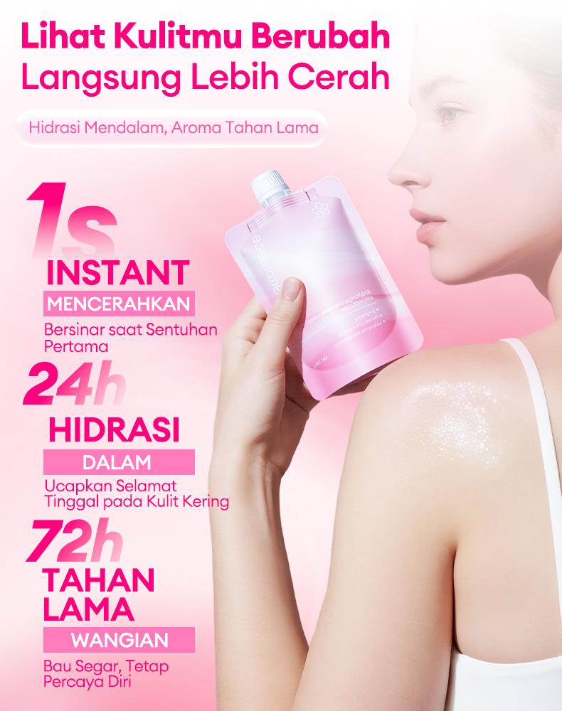 【HALAL】Spaessece Dr.ville Bodylotion Tubuh Aromaterapi Pencerah | Krim Tubuh Pemutih & Melembapkan | 150g Mencerahkan, Melembapkan, dan Wangi Tahan Lama dalam Satu Produk Niacinamide Acid Lightening toneup