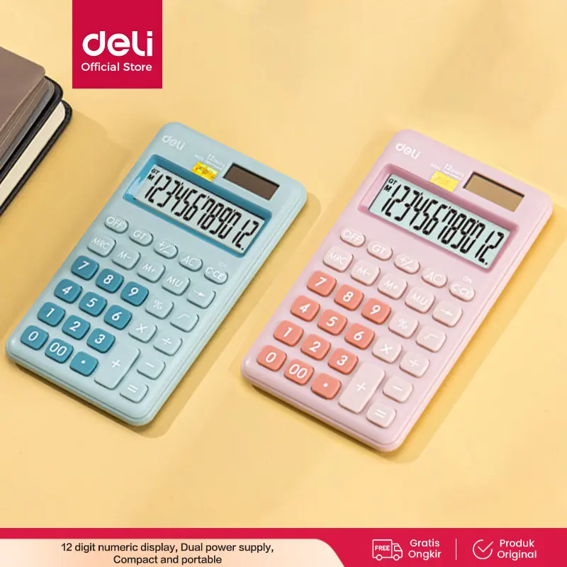 Deli Kalkulator / Desk Calculator 12 Digit EM120 Alat 0