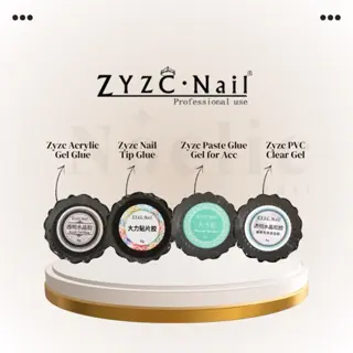 NOELIE_NAIL ZYZC NAIL TIP GLUE PASTE GLUE GEL ACRYLIC GEL PVC CLEAR GEL NAIL EXTENSION SOLID GLUE ADHESIVE GLUE LEM SOFT NAIL TIP NAIL ADHESIVE LEM KUKU PALSU